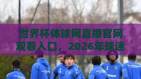 世界杯体球网直播官网观看入口，2026年球迷必备指南！