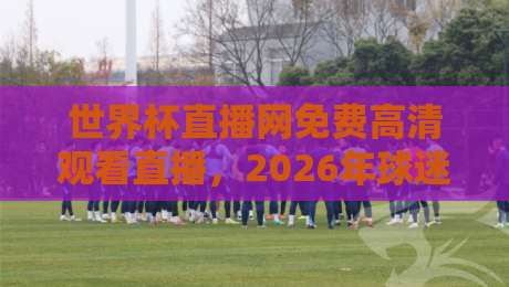 世界杯直播网免费高清观看直播，2026年球迷必备的五大观赛神器！