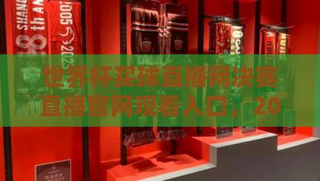 世界杯买球直播网决赛直播官网观看入口，2026年看球必藏指南！