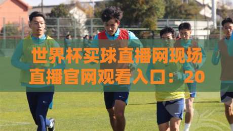 世界杯买球直播网现场直播官网观看入口：2026年最全观赛指南+避坑技巧