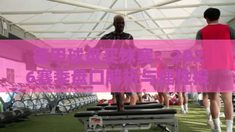 德甲球盘买球赛：2026赛季盘口解析与理性投注指南