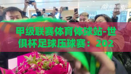 甲级联赛体育体球站-世俱杯足球压球赛:2026年新赛季玩法与避坑指南