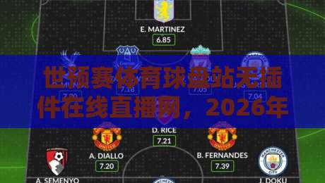 世预赛体育球盘站无插件在线直播网,2026年看球新姿势?